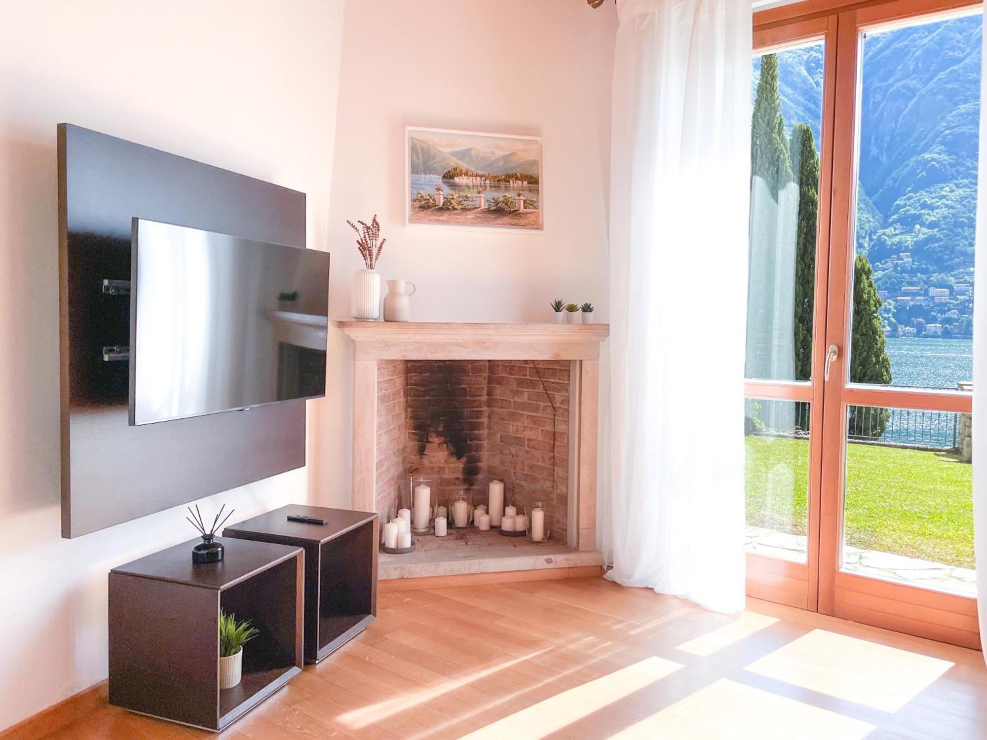Villa Luminosa Laglio - Private Parking, Garden מראה חיצוני תמונה
